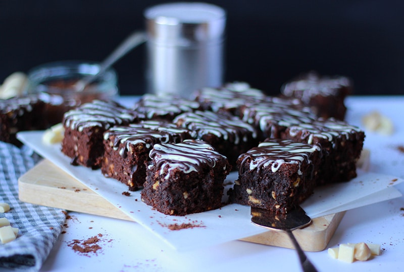 Guinness Brownies with Irish Whiskey Frosting Recipe | MyRecipes