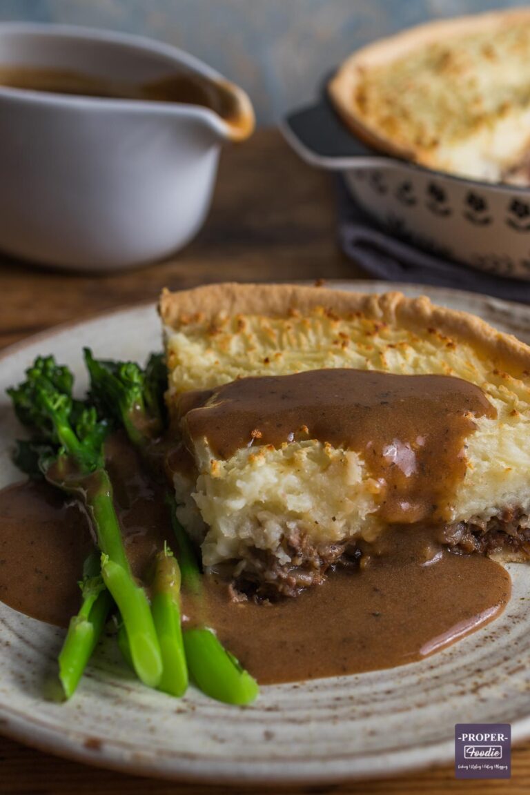 Lamb Pie Recipe with Mash Topping and Mint Gravy ProperFoodie
