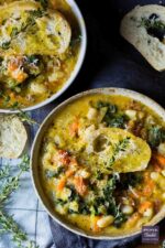 Tuscan Ribollita Soup (Healthy Vegetable Soup) - ProperFoodie