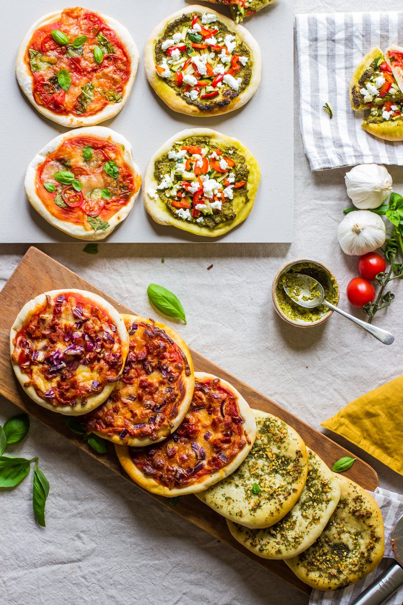 Mini pizza for the school holidays make your own dough! - ProperFoodie