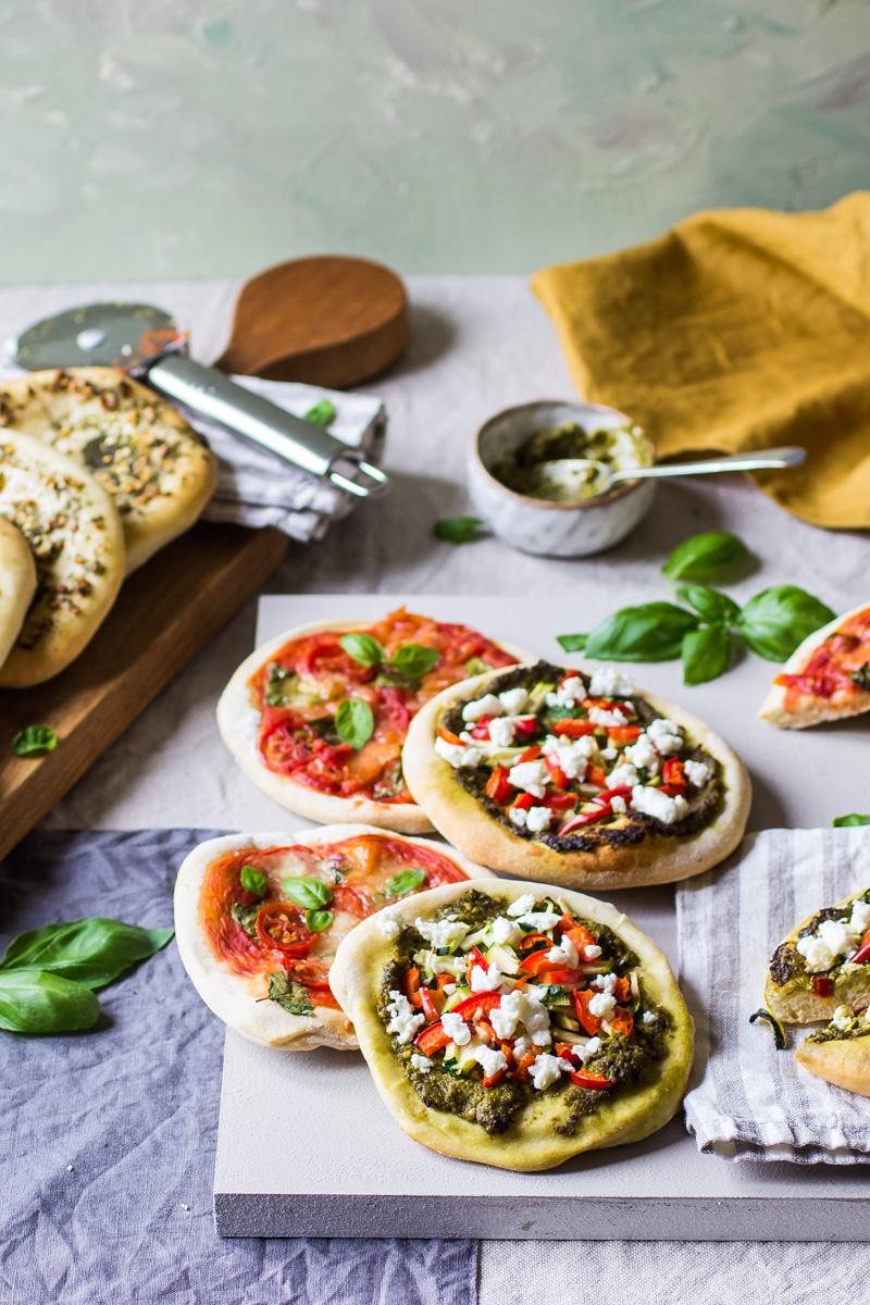 Mini pizza for the school holidays make your own dough! ProperFoodie