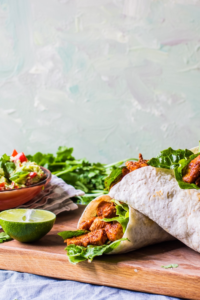 Paprika Chicken Wraps An easy feast of a meal ProperFoodie