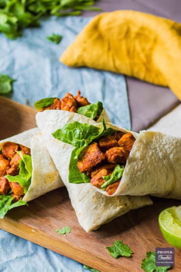 Healthy Chicken Wraps - Properfoodie