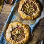 allotment rhubarb apple galette