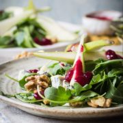 pear walnut and gorgonzola salad