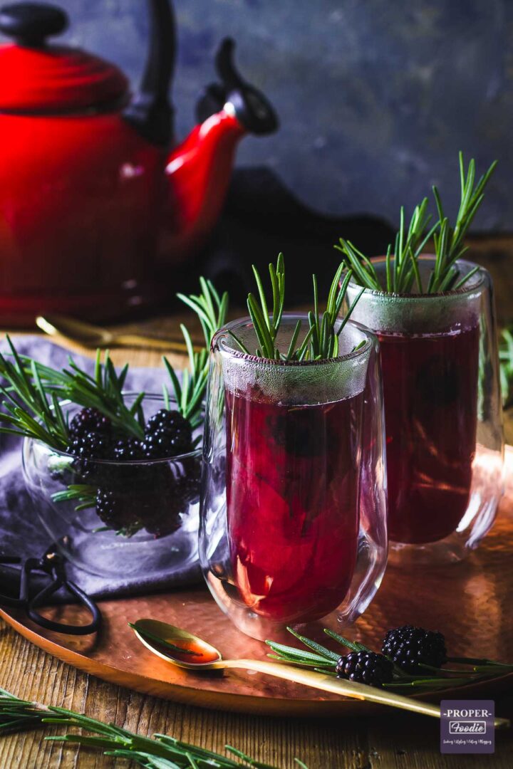 Sloe Gin Hot Toddy with Blackberries ProperFoodie