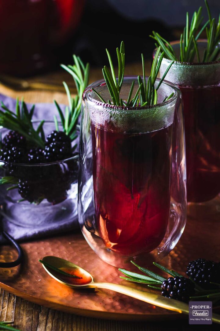 Sloe Gin Hot Toddy with Blackberries ProperFoodie