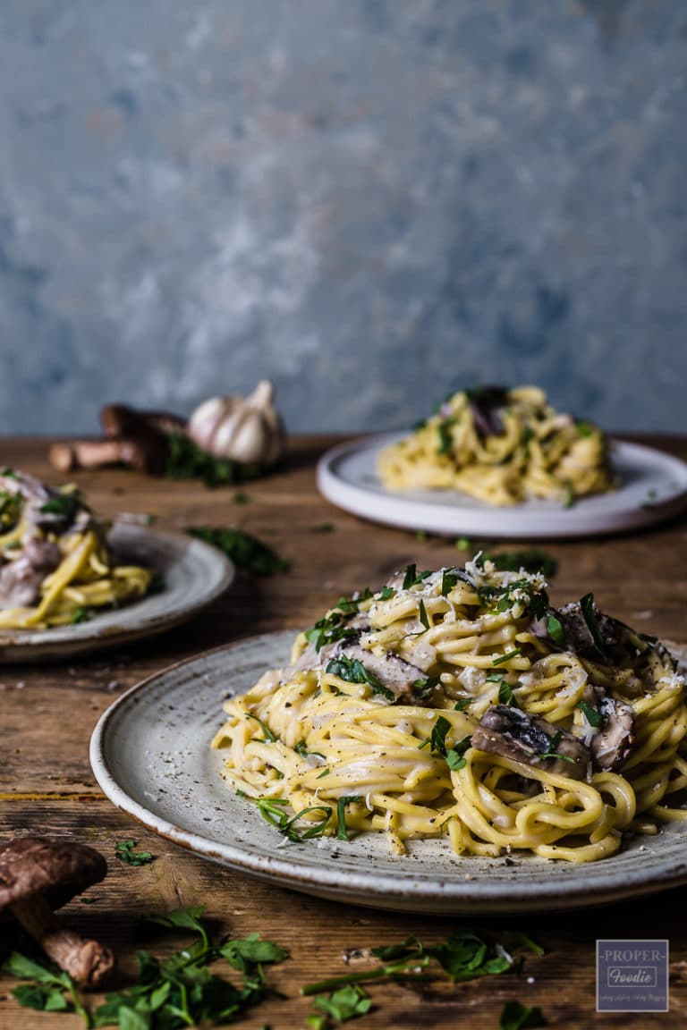 Creamy Mushroom Pasta (Step-by-Step Guide + Video) - ProperFoodie