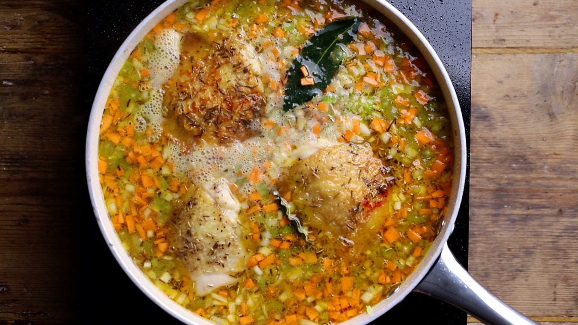 Chicken noodle soup with egg noodles ProperFoodie