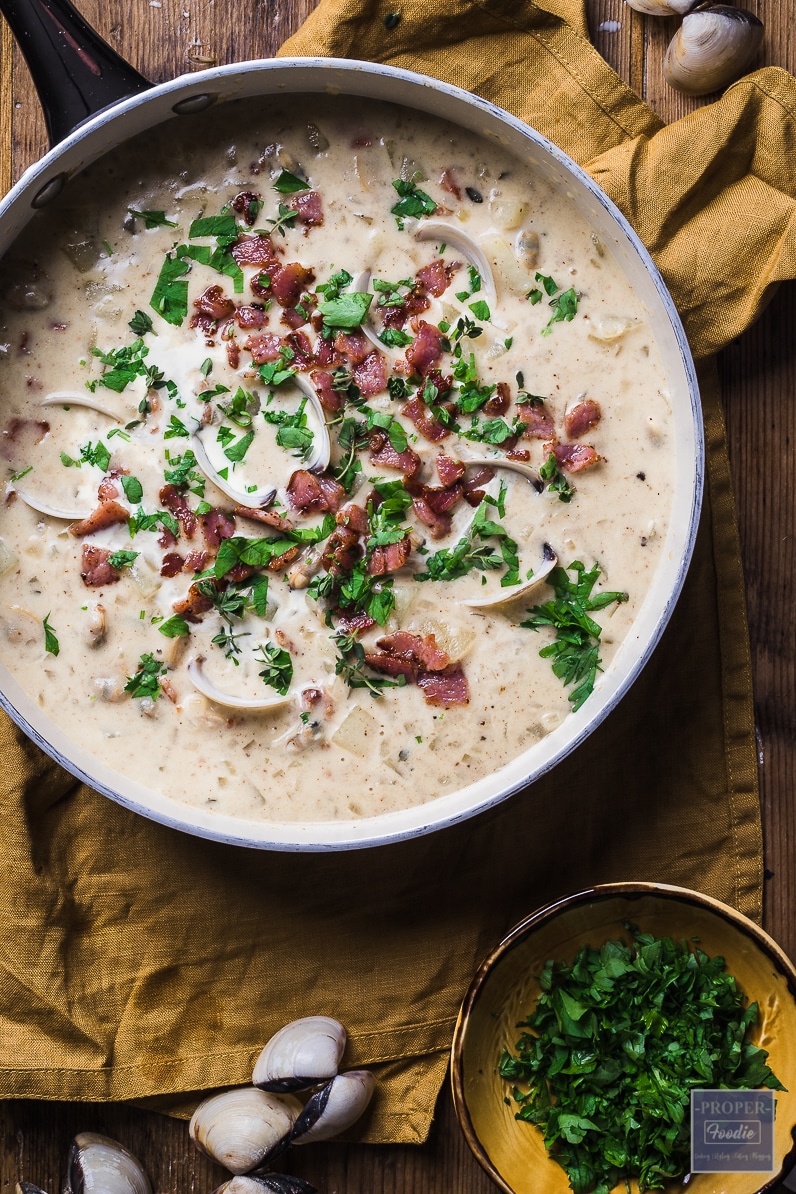 one pan clam chowder