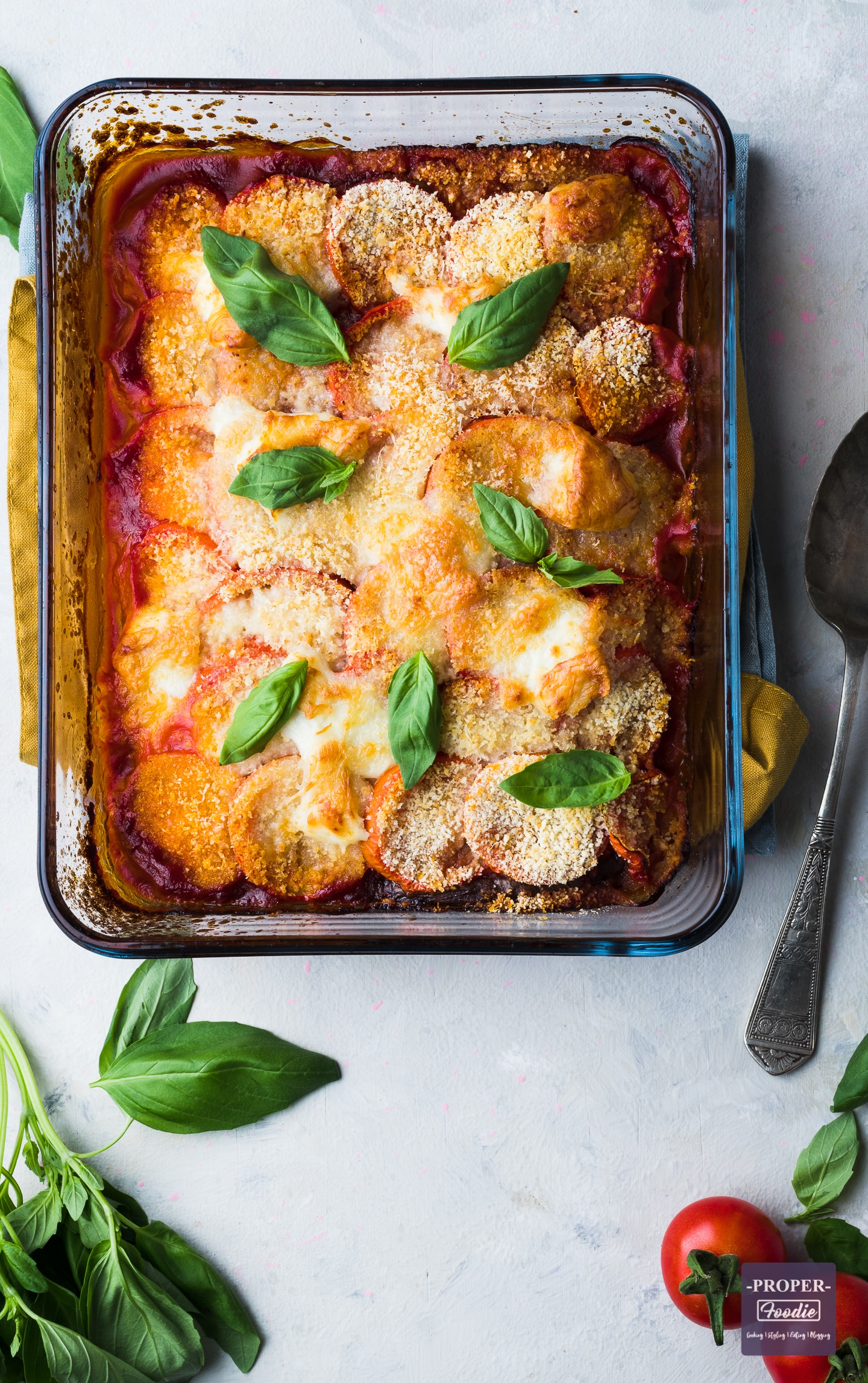 Easy aubergine parmigiana