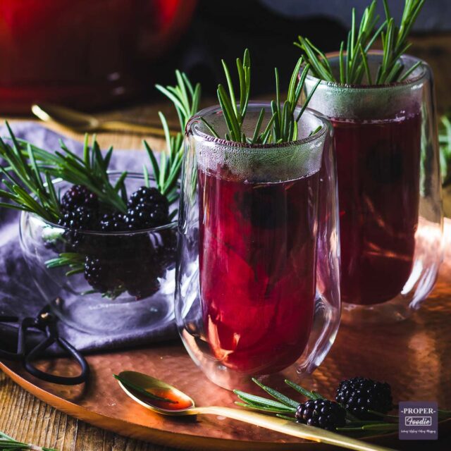 Sloe Gin Hot Toddy with Blackberries ProperFoodie