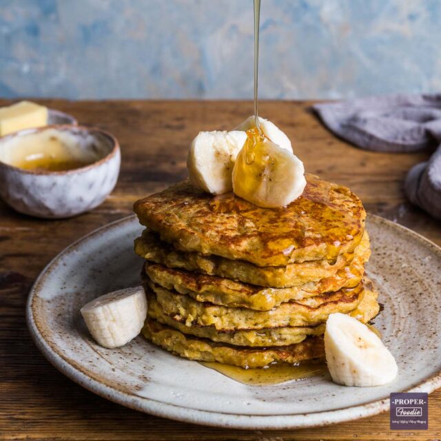 Healthy Pancakes Recipe (with Banana and Oats) ProperFoodie