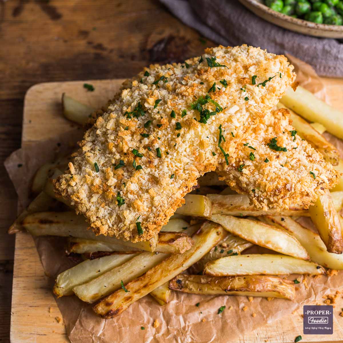 Homemade fish & chips